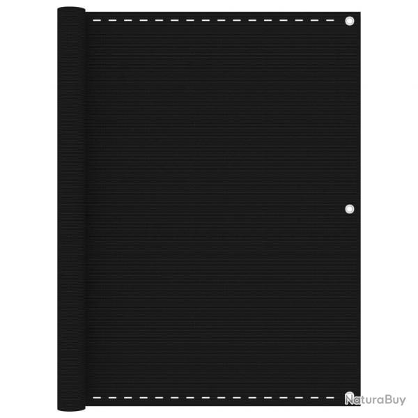 cran de balcon Noir 120x400 cm PEHD alsavelo