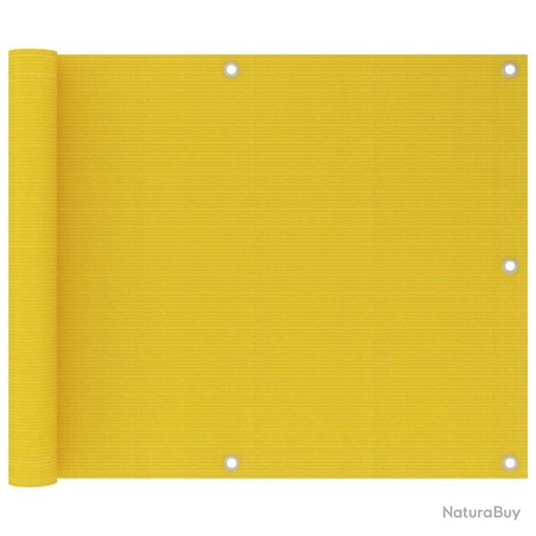 cran de balcon Jaune 75x600 cm PEHD alsavelo