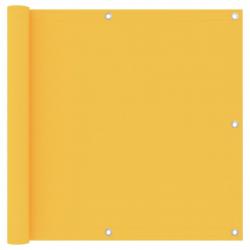 Écran de balcon Jaune 90x600 cm Tissu Oxford alsavelo