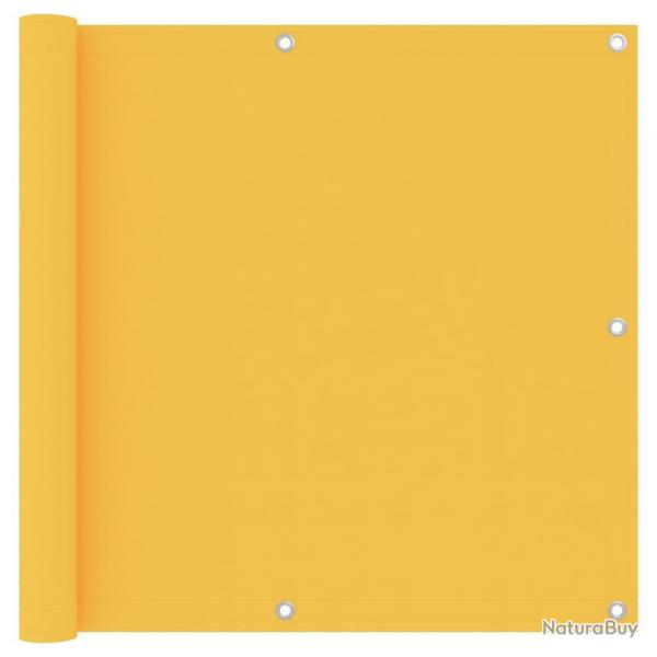 cran de balcon Jaune 90x600 cm Tissu Oxford alsavelo