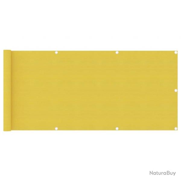cran de balcon Jaune 75x500 cm PEHD alsavelo