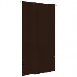 Écran de balcon Marron 140x240 cm Tissu Oxford alsavelo