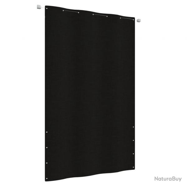 cran de balcon Noir 140x240 cm Tissu Oxford alsavelo