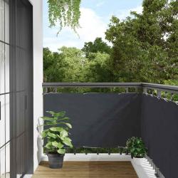 Écran d'intimité de balcon anthracite 700x75 cm PVC alsavelo