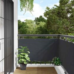 Écran d'intimité de balcon anthracite 800x75 cm PVC alsavelo