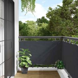 Écran d'intimité de balcon anthracite 500x90 cm PVC alsavelo