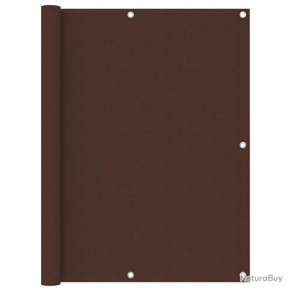 cran de balcon Marron 120x400 cm Tissu Oxford alsavelo