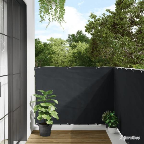 cran de balcon Anthracite 120x400 cm Tissu Oxford alsavelo