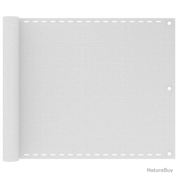 cran de balcon Blanc 75x300 cm PEHD alsavelo