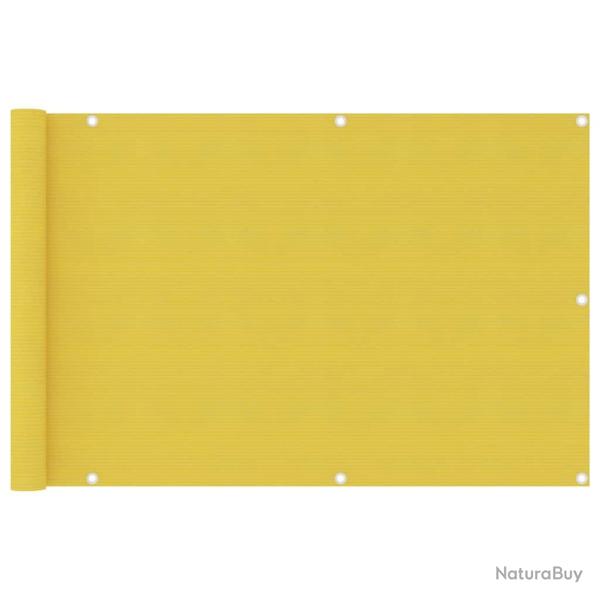 cran de balcon Jaune 90x400 cm PEHD alsavelo