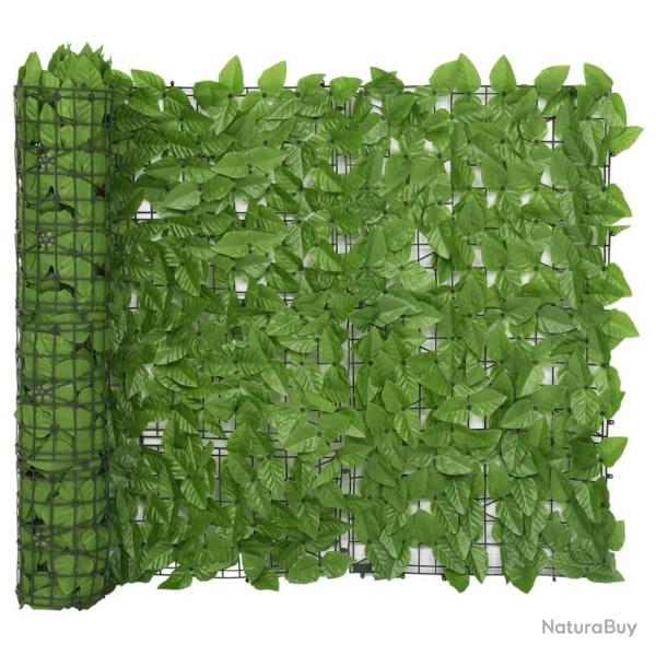 cran de balcon avec feuilles vert 400x100 cm alsavelo