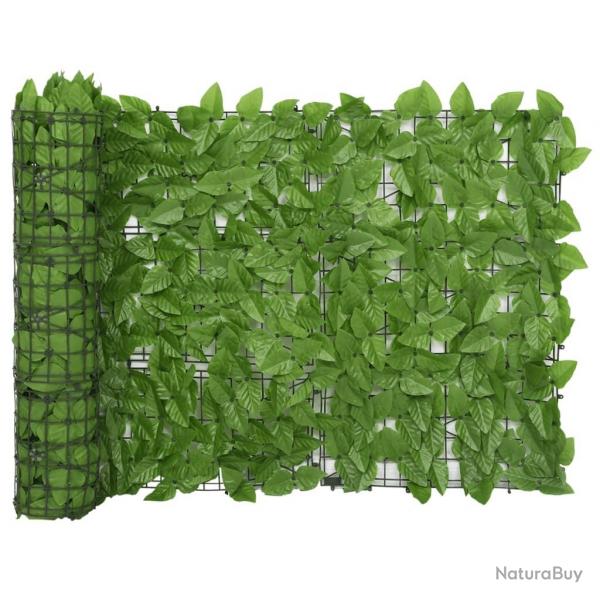 cran de balcon avec feuilles vert 300x75 cm alsavelo