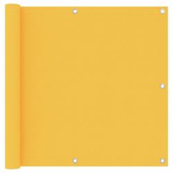 Écran de balcon Jaune 90x500 cm Tissu Oxford alsavelo