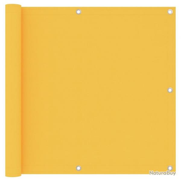 cran de balcon Jaune 90x500 cm Tissu Oxford alsavelo