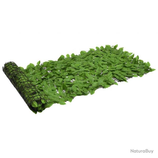 cran de balcon avec feuilles vert 200x75 cm alsavelo