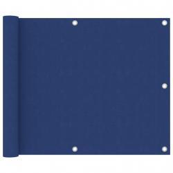 Écran de balcon Bleu 75x600 cm Tissu Oxford alsavelo