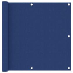 Écran de balcon Bleu 90x400 cm Tissu Oxford alsavelo