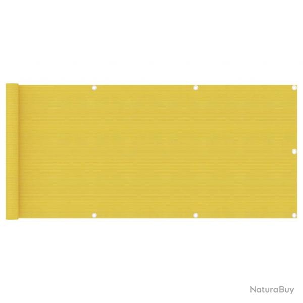 cran de balcon Jaune 75x400 cm PEHD alsavelo