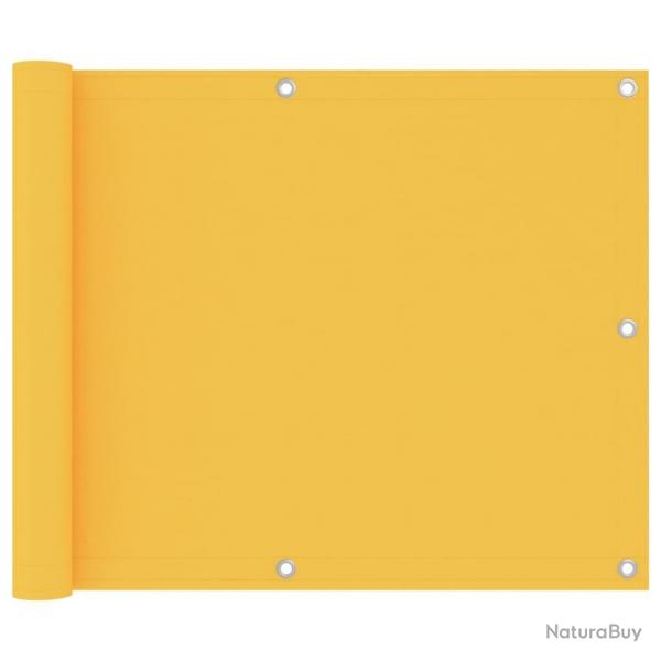 cran de balcon Jaune 75x300 cm Tissu Oxford alsavelo