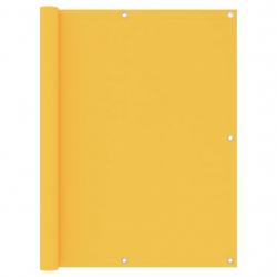 Écran de balcon Jaune 120x600 cm Tissu Oxford alsavelo