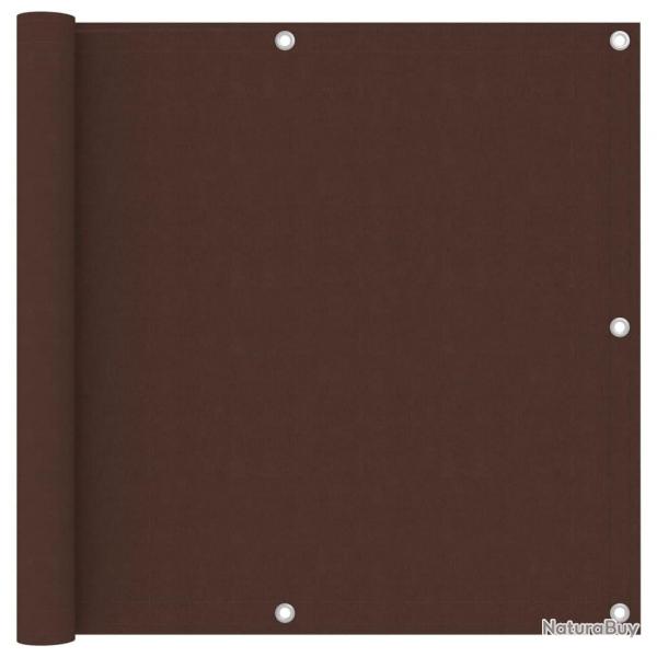 cran de balcon Marron 90x400 cm Tissu Oxford alsavelo