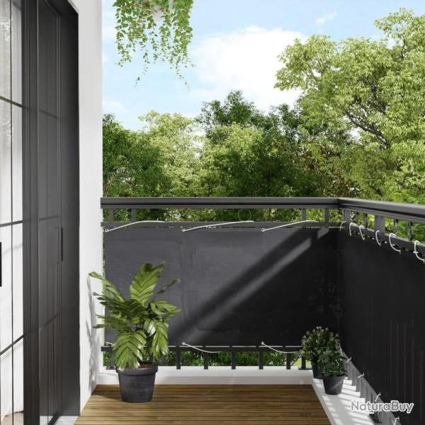 cran de balcon anthracite 75x800 cm 100% polyester oxford alsavelo