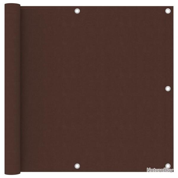 cran de balcon Marron 90x500 cm Tissu Oxford alsavelo