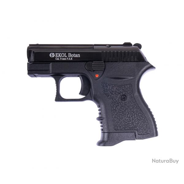 PISTOLET BOTAN NOIR 9MM PA EKOL +1 BOITE BALLE  DE 9MM