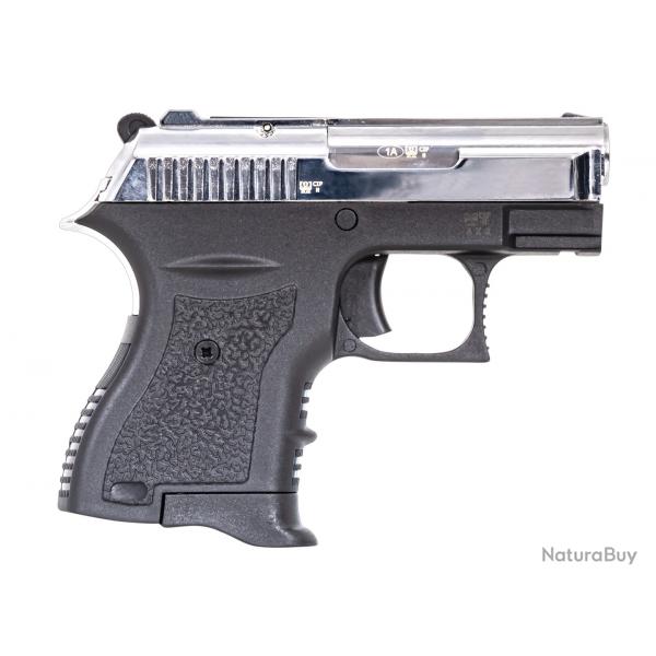 PISTOLET BOTAN CHROME 9MM PA EKOL +1 BOITE BALLE  DE 9MM