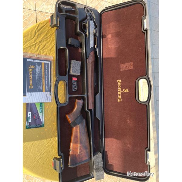 Carabine Maral culasse linaire calibre 30.06 achetee neuf avec sa mallette browning et accessoires