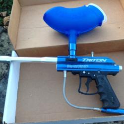 LANCEUR PAINTBALL VIEWLOADER TRITON / coloris bleu