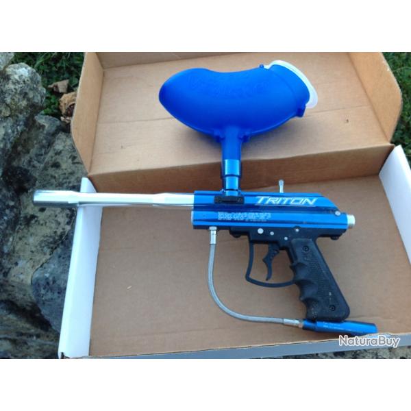 LANCEUR PAINTBALL VIEWLOADER TRITON / coloris bleu