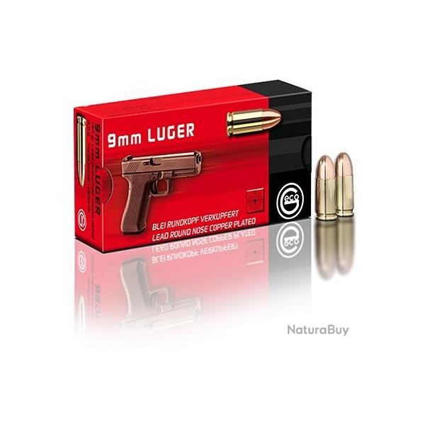 Munitions 9mm Luger GECO RN cuivres