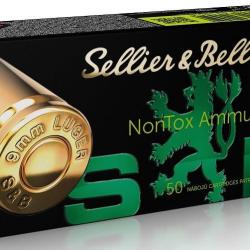 Munitions Sellier & Bellot 9X19 TFMJ NONTOX