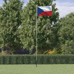 Drapeau tchèque et mât 6,23 m Aluminium alsavelo