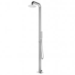 Douche de jardin 225 cm Acier inoxydable alsavelo