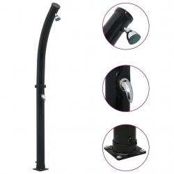 Douche solaire Noir 214 cm 20 L alsavelo
