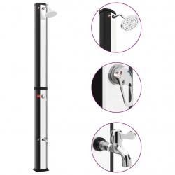 Douche solaire d'extérieur avec pomme de douche et robinet 35 L alsavelo