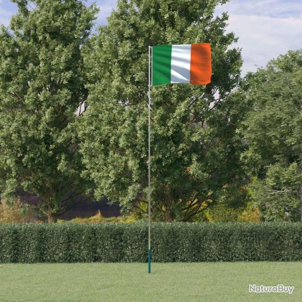 Drapeau de l'Irlande et mt 5,55 m Aluminium alsavelo