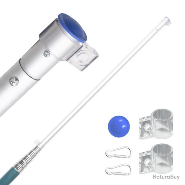 Drapeau de la Pologne et mt 5,55 m Aluminium alsavelo