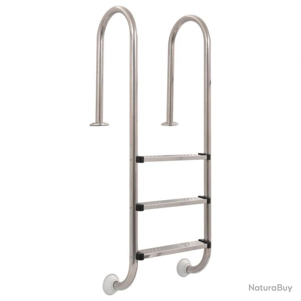 chelle de piscine  3 chelons Acier inoxydable 304 120 cm alsavelo