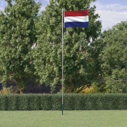 Drapeau des Pays-Bas et mât 6,23 m Aluminium alsavelo