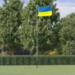 Drapeau de l'Ukraine avec oeillets en laiton 90x150 cm alsavelo