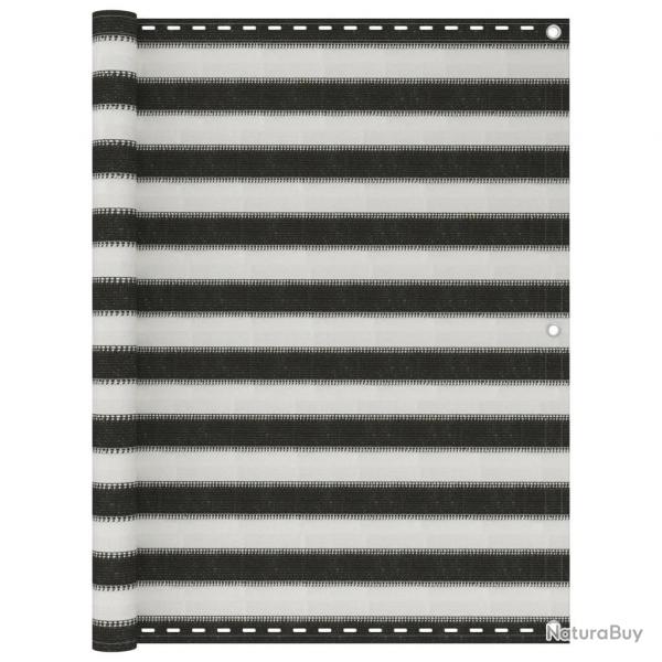 cran de balcon PEHD 120x300 cm Anthracite et blanc alsavelo