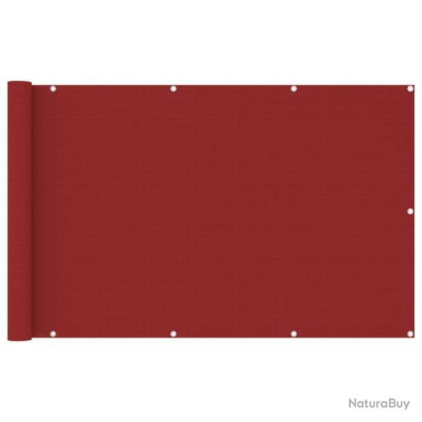 cran de balcon Rouge 120x600 cm PEHD alsavelo