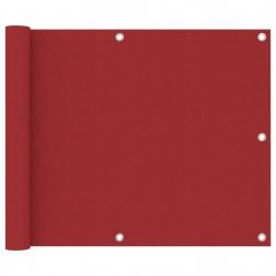 Écran de balcon Rouge 75x300 cm Tissu Oxford alsavelo