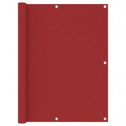 Écran de balcon Rouge 120x300 cm Tissu Oxford alsavelo