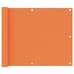 Écran de balcon Orange 75x500 cm Tissu Oxford alsavelo