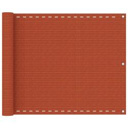 Écran de balcon Orange 75x300 cm PEHD alsavelo