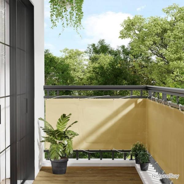 cran de balcon sable 75x600 cm 100% polyester oxford alsavelo